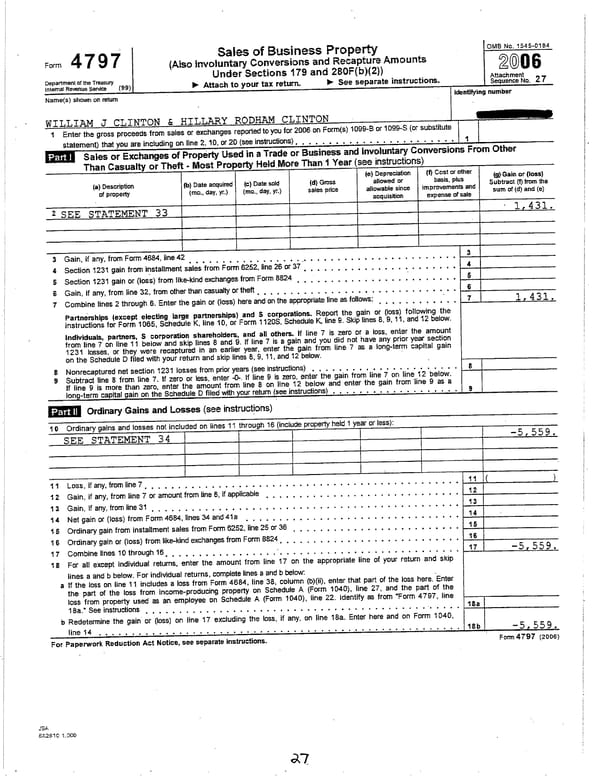 2006 U.S. Individual Income Tax Return - Page 27