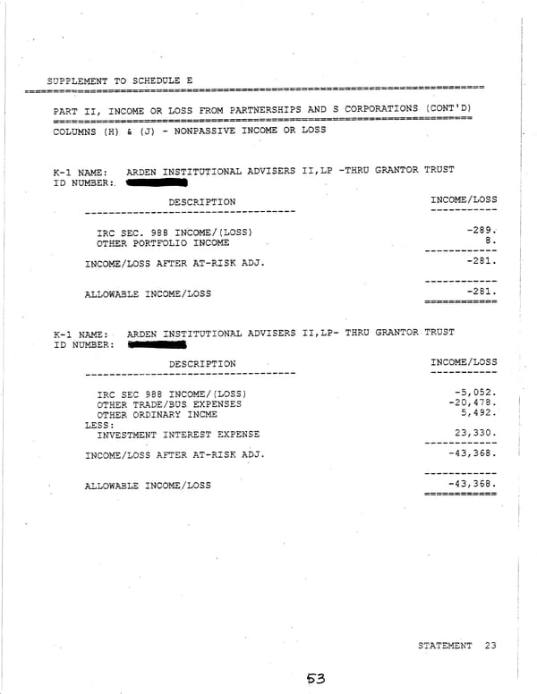 2006 U.S. Individual Income Tax Return - Page 53