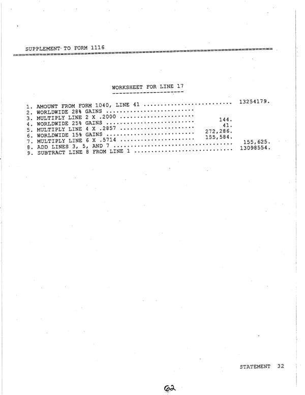 2006 U.S. Individual Income Tax Return - Page 62