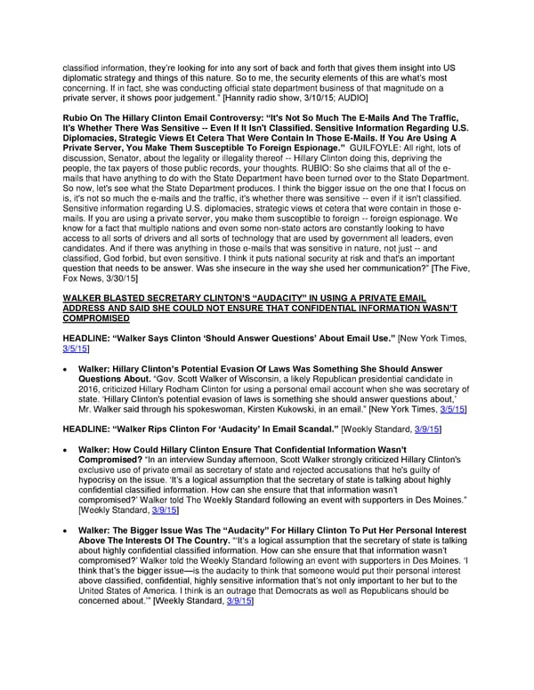 2016er Attacks on HRC - HRC Defense [Emails] - Page 4