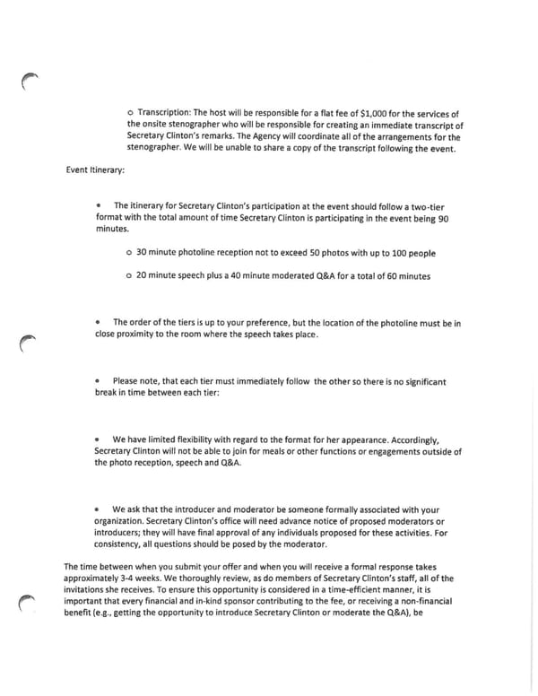 Clinton Standard Speech Requirements - Page 2