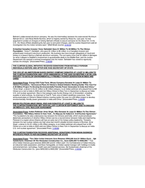 Clinton Foundation Vulnerabilities Master Doc FINAL - Page 11