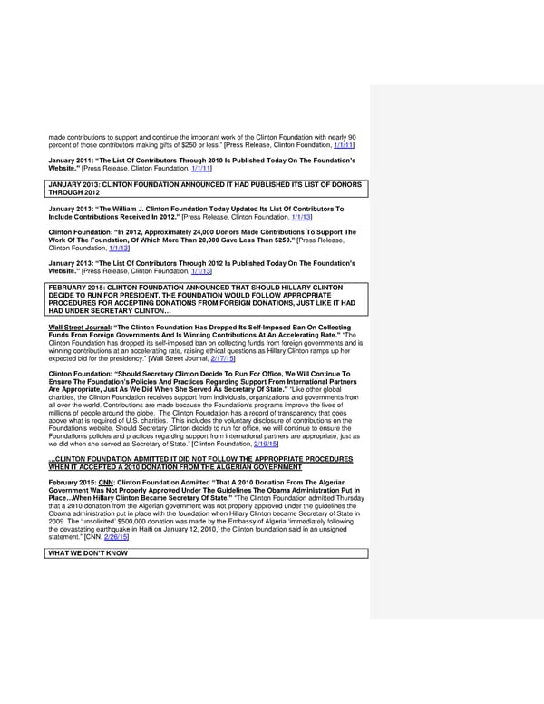 Clinton Foundation Vulnerabilities Master Doc FINAL - Page 20