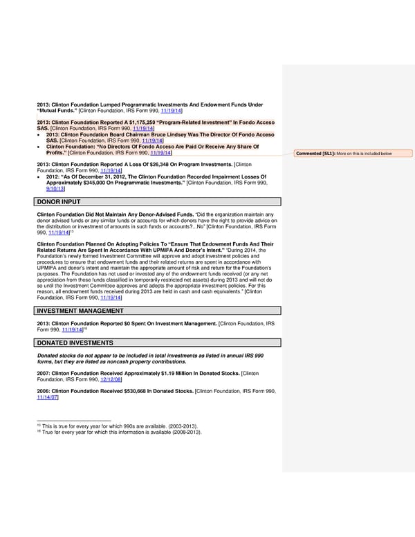 Clinton Foundation Vulnerabilities Master Doc FINAL - Page 26