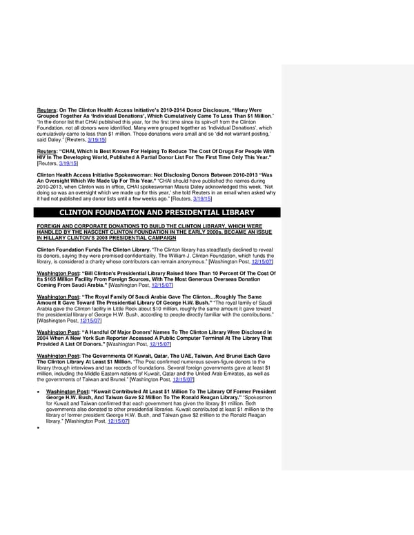 Clinton Foundation Vulnerabilities Master Doc part 1 2 - Page 15