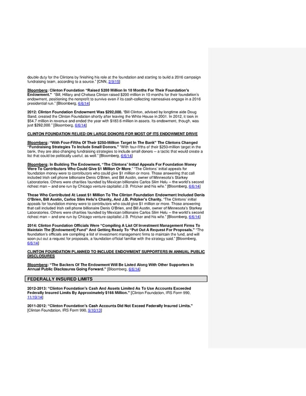 Clinton Foundation Vulnerabilities Master Doc part 1 JB edits - Page 16