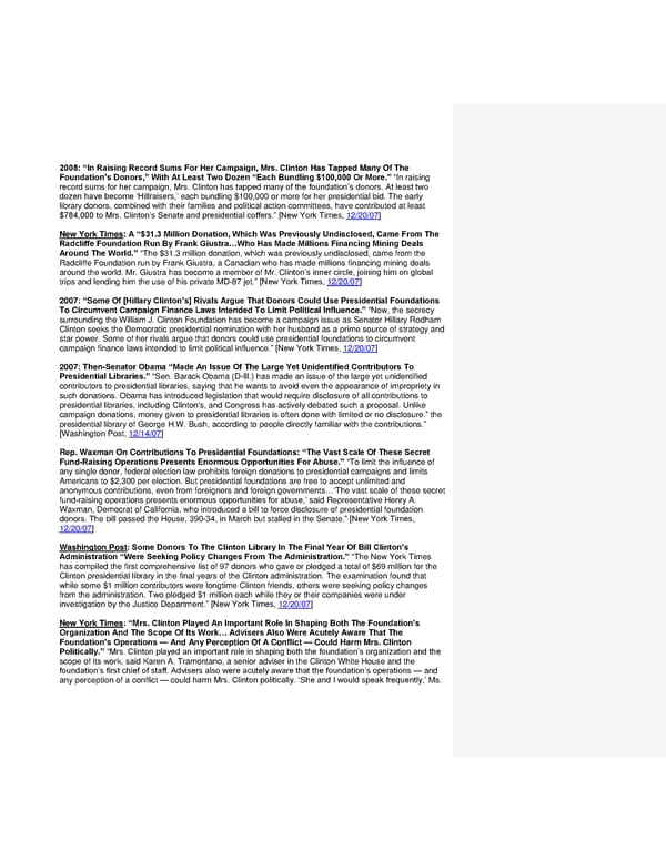 Clinton Foundation Vulnerabilities Master Doc part 1 JB edits - Page 27