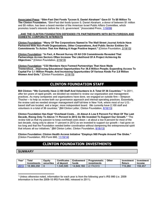 Clinton Foundation Master Doc - Page 13