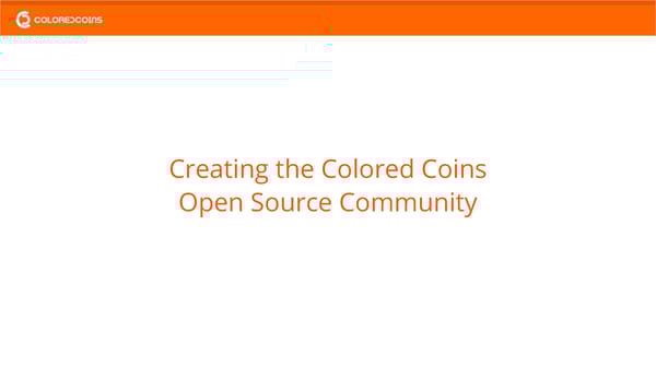 Colored Coins Bitcoin Blockchain - Page 11