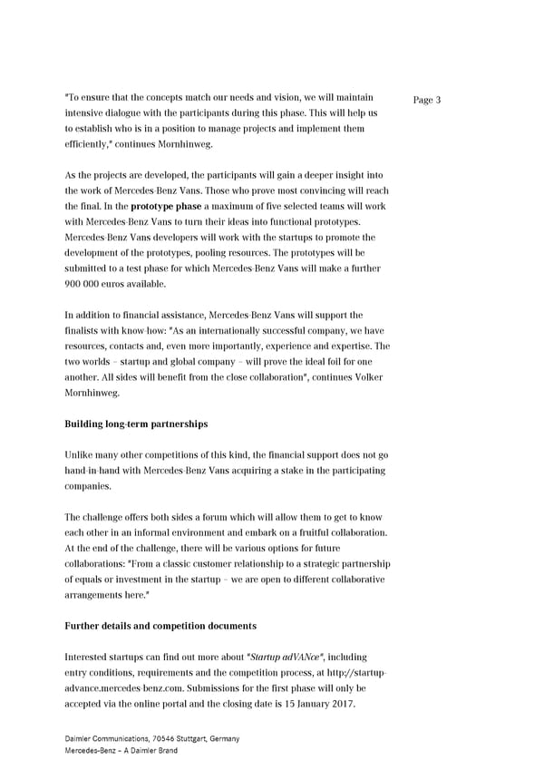 Press Release |&nbsp;Developing future transport solutions - Page 3