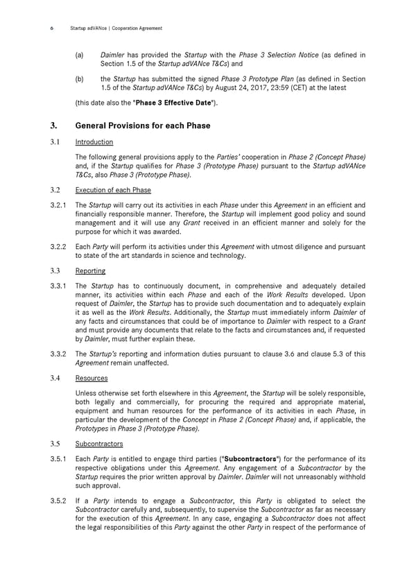 Cooperation Agreement | &nbsp;Startup adVANce Challenge - Page 6