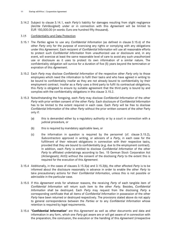 Cooperation Agreement | &nbsp;Startup adVANce Challenge - Page 11