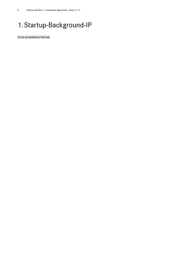 Cooperation Agreement | &nbsp;Startup adVANce Challenge - Page 19