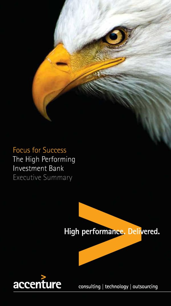 Focus for Success |&nbsp;Executive Summary - Page 1