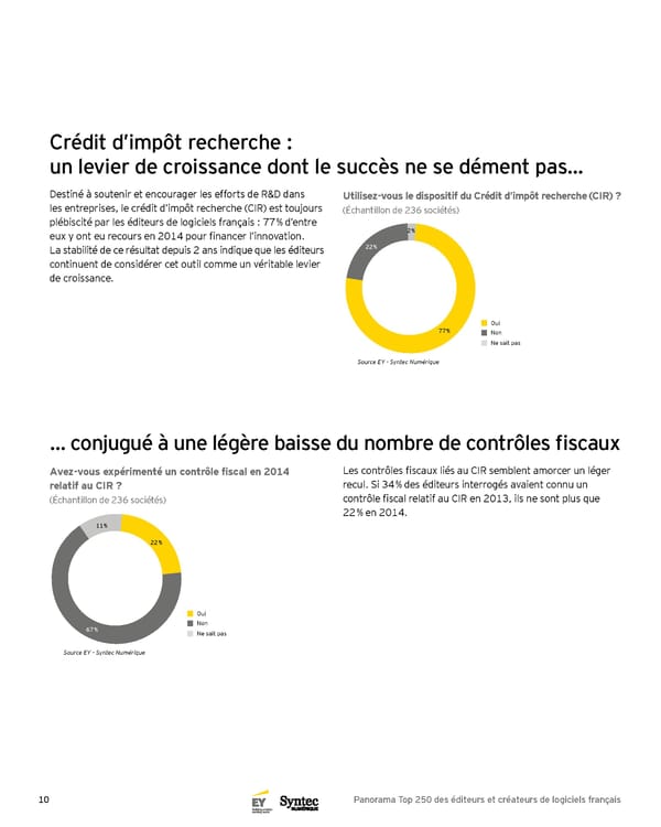 Panorama Top 250 des éditeurs et créateurs de logiciels français - 5e Édition - Page 10