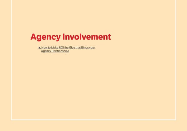 ROI of Insights  | Relationship with Agency - Page 1