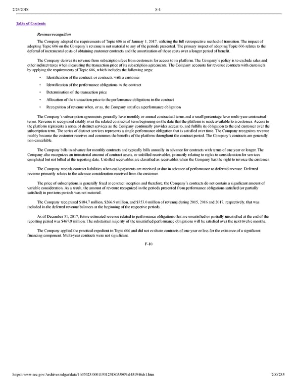 Dropbox S-1 | Interactive Prospectus - Page 200