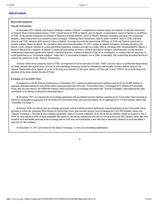 Spotify F1 | Interactive Prospectus - Page 15