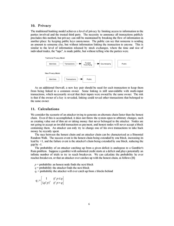 Bitcoin Whitepaper by Satoshi Nakamoto - Page 6