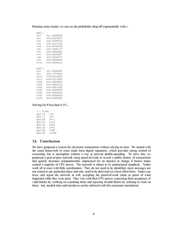 Bitcoin Whitepaper by Satoshi Nakamoto - Page 8