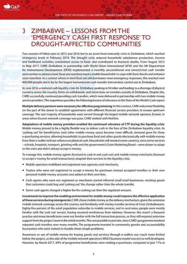 The State of the World's Cash | Case Studies - Page 11