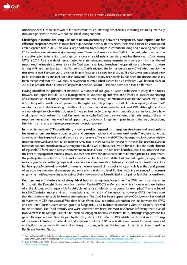 The State of the World's Cash | Case Studies - Page 23