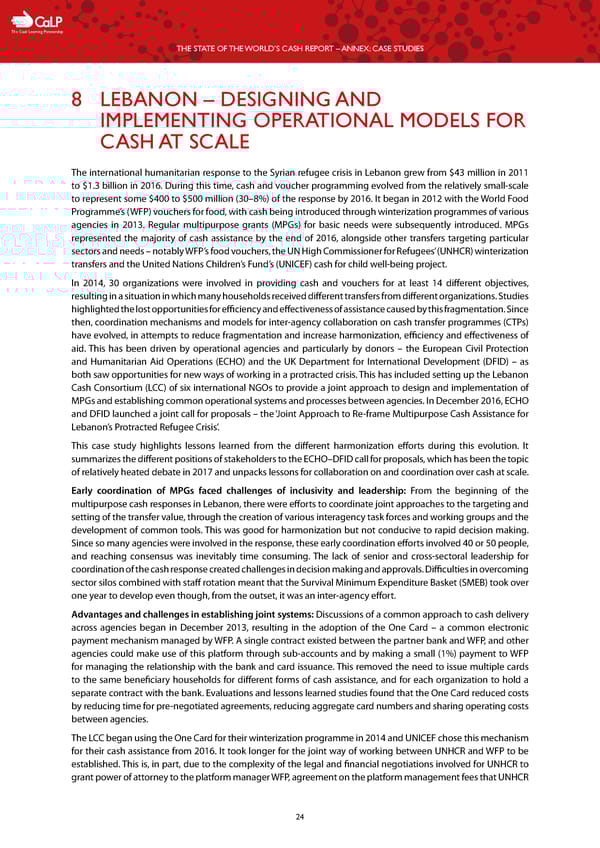 The State of the World's Cash | Case Studies - Page 26