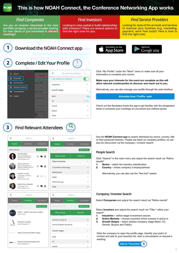 NOAH18 Tel Aviv Conference Guide - Page 5