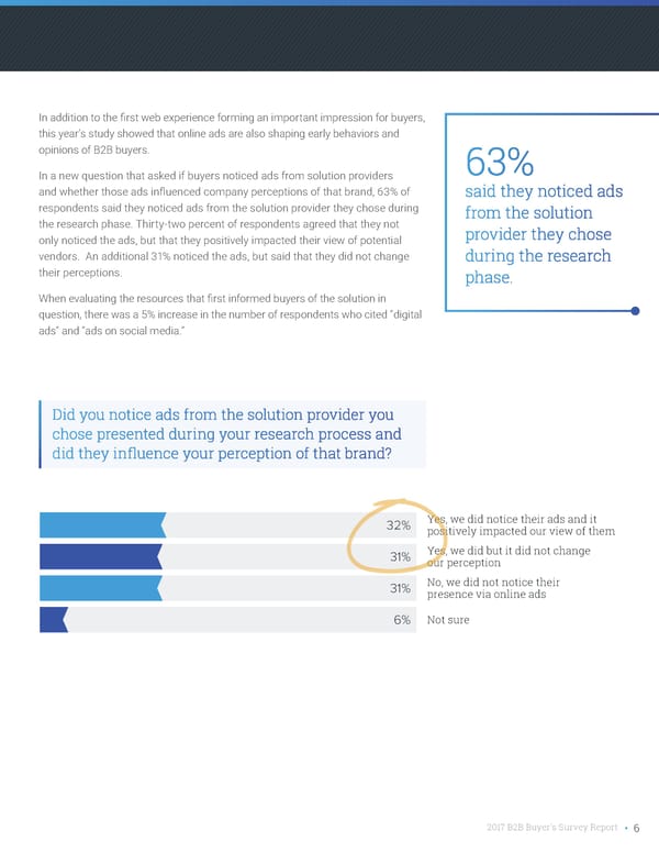 2017 B2B Buyer's Survey Report - Page 6