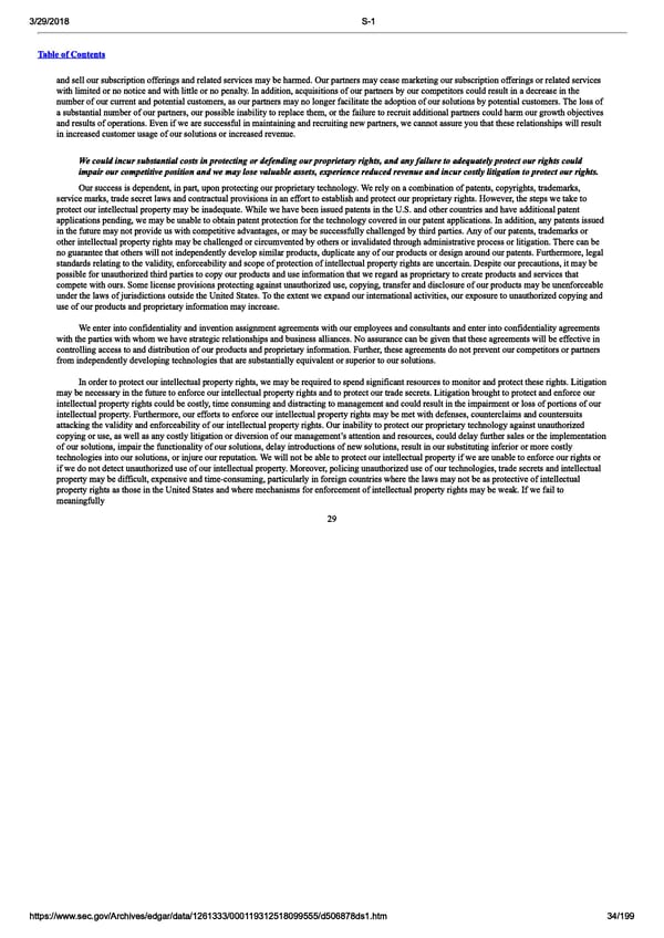 DocuSign S-1 | Interactive Prospectus - Page 34