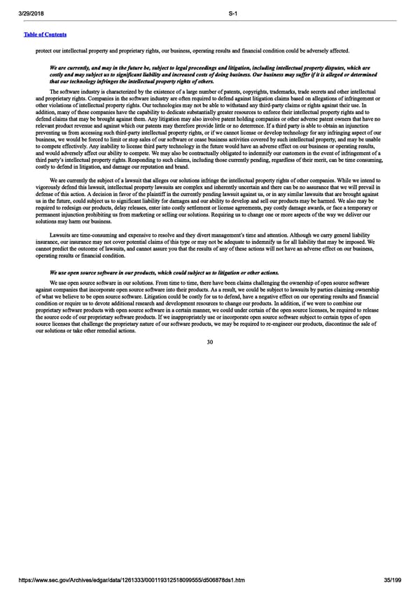 DocuSign S-1 | Interactive Prospectus - Page 35