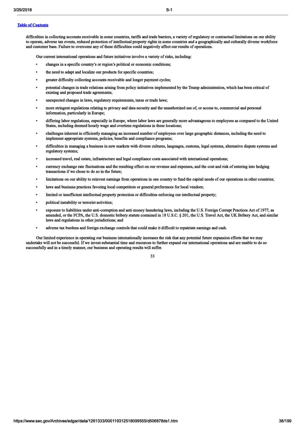 DocuSign S-1 | Interactive Prospectus - Page 38