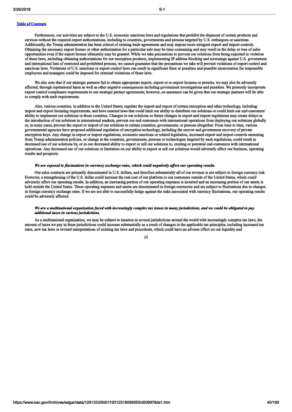 DocuSign S-1 | Interactive Prospectus - Page 40