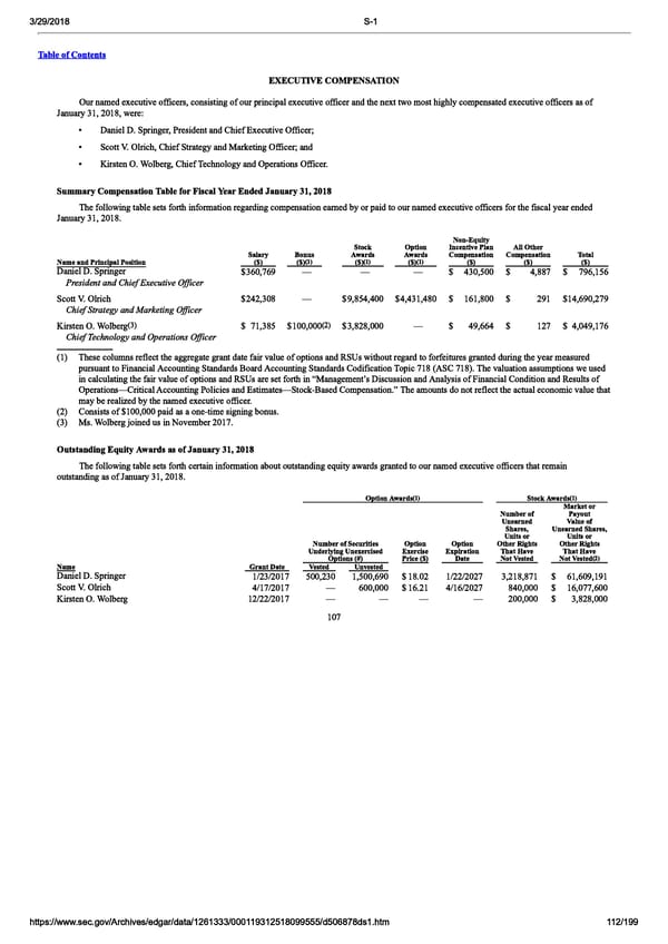 DocuSign S-1 | Interactive Prospectus - Page 112