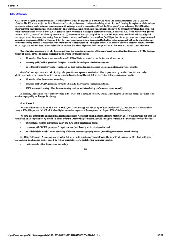 DocuSign S-1 | Interactive Prospectus - Page 114