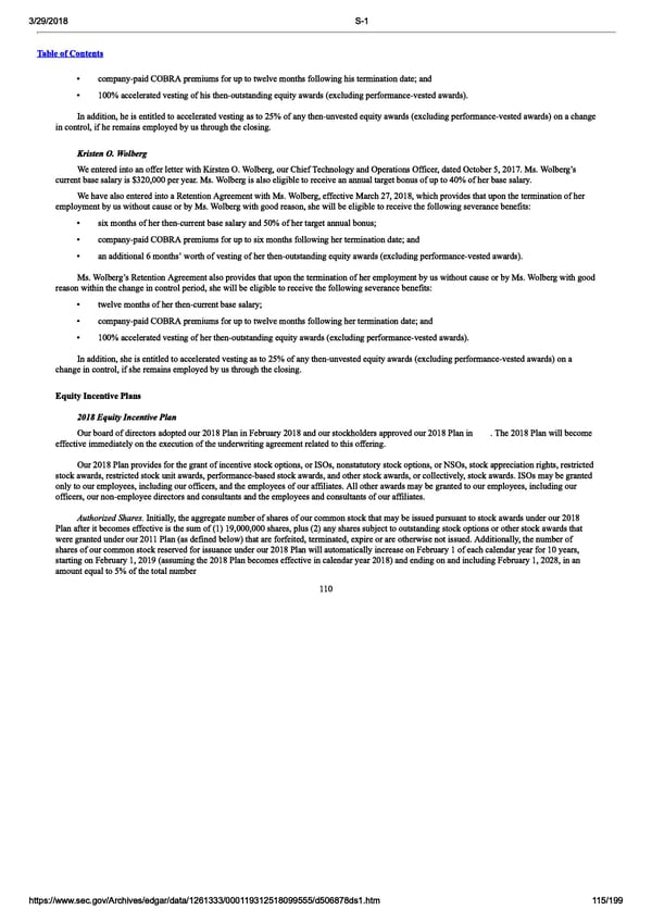 DocuSign S-1 | Interactive Prospectus - Page 115