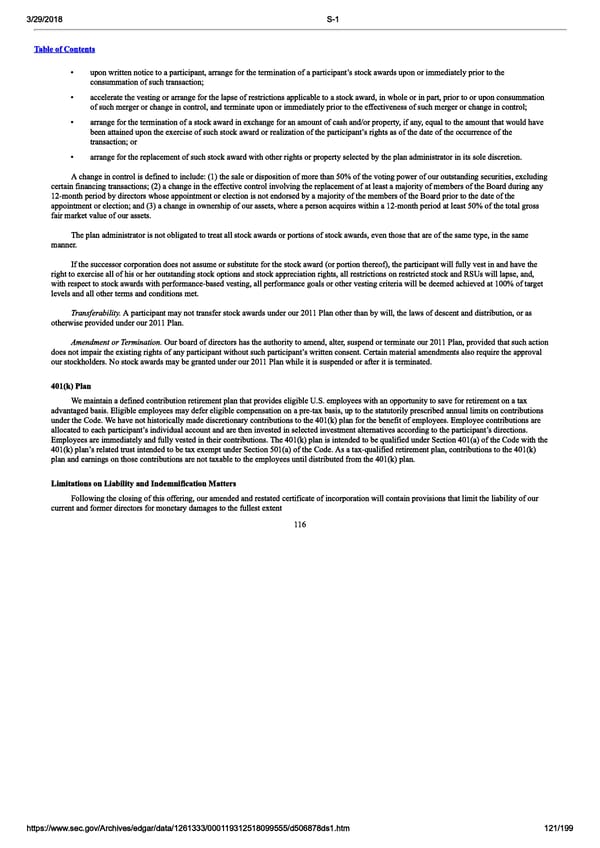 DocuSign S-1 | Interactive Prospectus - Page 121