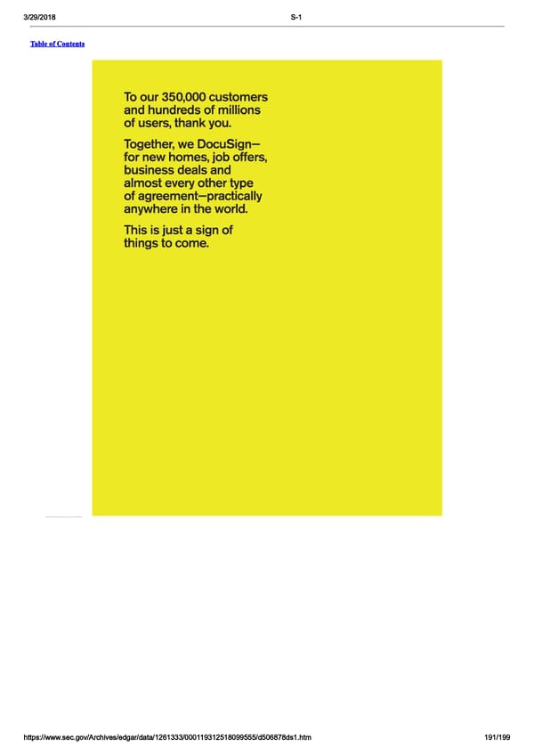 DocuSign S-1 | Interactive Prospectus - Page 191