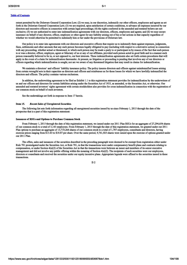 DocuSign S-1 | Interactive Prospectus - Page 194