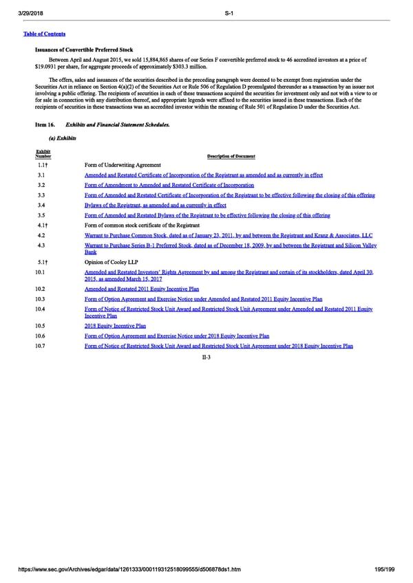 DocuSign S-1 | Interactive Prospectus - Page 195