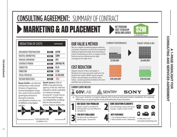 Consulting & Services Agreement Template - Page 1