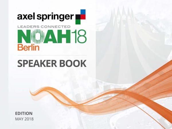 NOAH Berlin 2018 - Speaker Book - Page 1