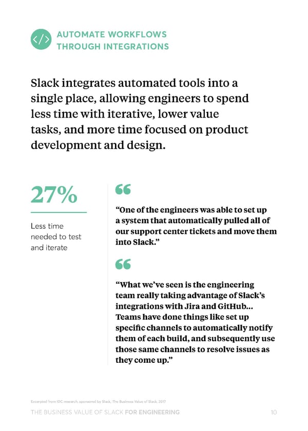The Business  Value of Slack - Page 10