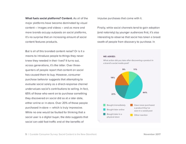 Curalate Consumer Survey: Social Content is the New Storefront - Page 5