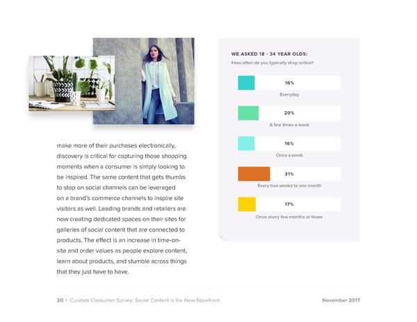 Curalate Consumer Survey: Social Content is the New Storefront - Page 20