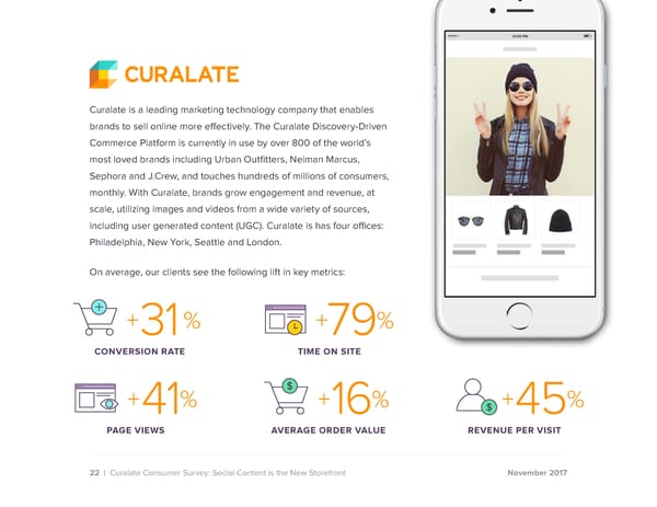 Curalate Consumer Survey: Social Content is the New Storefront - Page 22