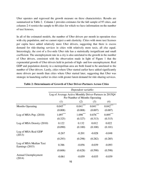 An Analysis Of The Labor Market For Uber’s Driver-partners In The United States - Page 17