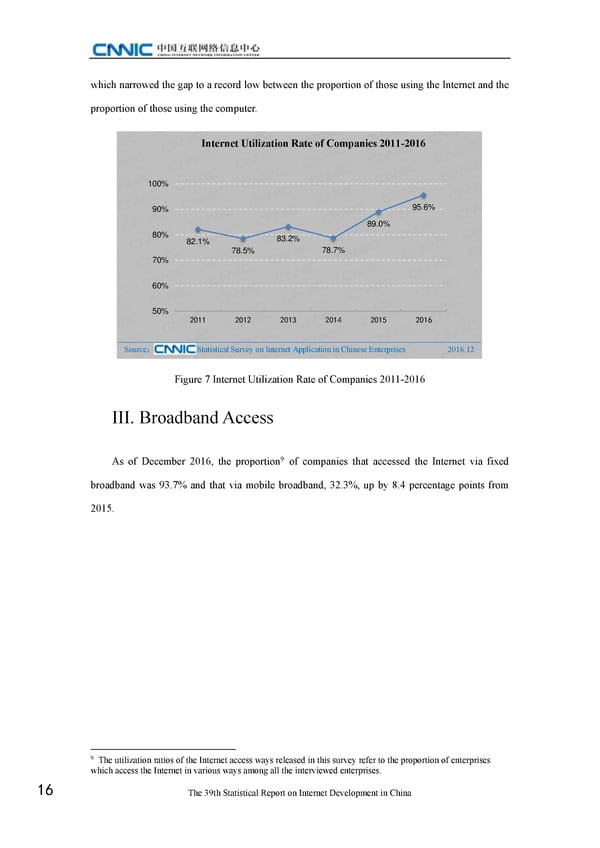 Statistical Report on Internet Development in China - Page 26