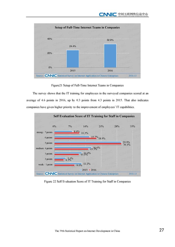 Statistical Report on Internet Development in China - Page 37