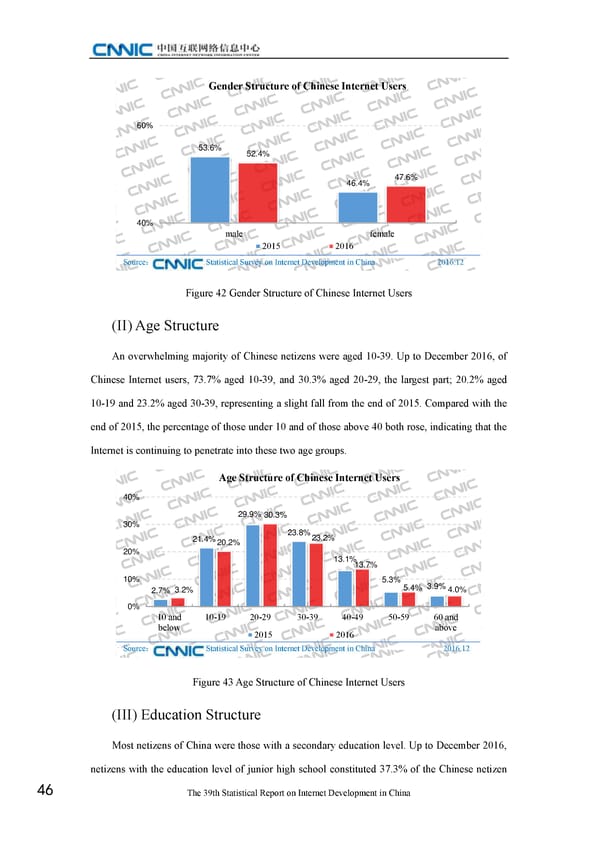 Statistical Report on Internet Development in China - Page 56